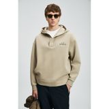 Lufian Road Erkek Sweatshirt Açık Bej