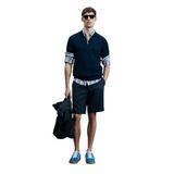 Lufian Ross Spor Erkek Chino Şort Slim Fit Siyah SİYAH 50