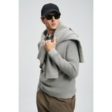 Lufian Rufus Erkek Kazak 112090170 - Vizon - 2XL