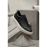 Lufian RY-5538 Siyah Erkek Comfort Günlük Sneaker Ayakkabı