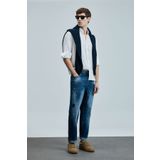 Lufian Salvator Smart Jean Erkek Pantolon Slim Fit Mavi