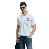 Lufian Sansa Smart Erkek Polo Tişört Beyaz BEYAZ XXL