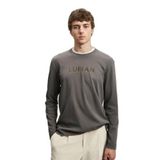 Lufian Sara Erkek Sweatshirt, Kahverengi, M Beden