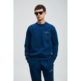 Lufian Sıgma Erkek Sweatshirt Saks Saks 112030186100240 Saks Mavi