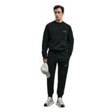 Lufian Sigma Erkek Sweatshirt, Siyah, L Beden