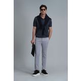 Lufian Simon Smart Erkek Chino Pantolon Slim Fit Gri