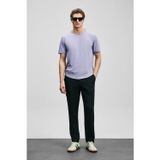 Lufian Slim Fit Normal Bel Keten Chino Erkek Pantolon 111190363 SİYAH