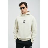 Lufian Snow Erkek Sweatshirt - Kırık Beyaz - M