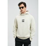 Lufian Snow Erkek Sweatshirt Kırık Beyaz