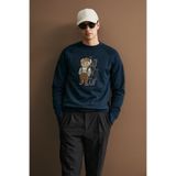 Lufian Storm Erkek Sweatshirt Lacivert