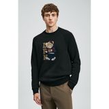 Lufian Storm Erkek Sweatshirt Siyah