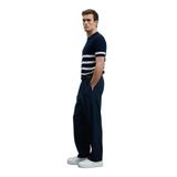 Lufian Tıger Lacivert Kazak, XS, 25Y111090121-021, LACİVERT, Erkek