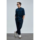 Lufian Tom Smart Erkek Chino Pantolon Slim Fit Lacivert - 48