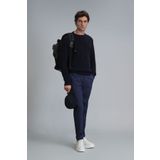 Lufian Tom Smart Erkek Chino Pantolon Slim Fit Lacivert