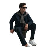 Lufian Tomas Erkek Örme Ceket,%95 Pamuk%5 Elastan, Siyah, 50 Beden
