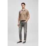 Lufian Tony Smart Erkek Jean Pantolon, Slim Fit, Gri, 32/32 Beden