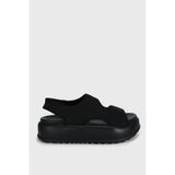 Lufian Trend Aurora New Kadın Günlük Sandalet Full Black