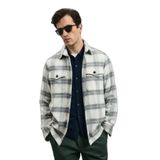 Lufian Valdo Erkek Basic Gömlek Regular Fit Gri - XS
