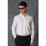 LUFIAN Varen Erkek Smart Gömlek Comfort Slim Fit Beyaz