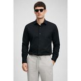 Lufian Venedıc Erkek Basic Gömlek Regular Fit Siyah - 2XL