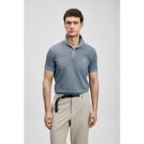 Lufian Vernon Smart Erkek Polo Tişört - Koyu Gri - 3XL