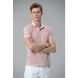 Lufian Vernon Spor Polo Açık Pembe Erkek T-Shirt