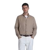 Lufian Water Basic Slim Fit Gömlek, S, 112010664, Bej, Erkek