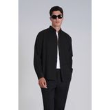 Lufian Water Erkek Basic Gömlek Slim Fit Antrasit - XL