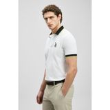 Lufian Zane Smart Erkek Polo Tişört Kırık Beyaz