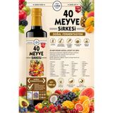 Luga 40 Meyve Sirkesi - Doğal Fermantasyon, Ananas, Yaban Mersini, Aronya, Elma, Alıç, Hindistan Cevizi, Üzüm, Kara Mürver