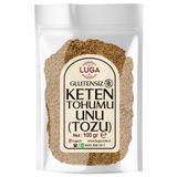 Luga Keten Tohumu UNU TOZU 100 gr Glutensiz - Öğütülmüş Yerli Doğal Katkısız Yeni Mahsül % 100 Saf