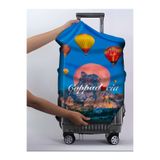 LUGGBAG Valiz Kılıfı, Valize Giydirilebilir Kumaş Kılıf Lb25012