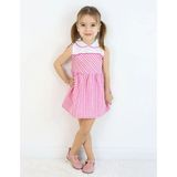 Luggi Baby Bebe Yaka Kolsuz Kız Bebek Elbise - 9 - 12 Ay - Pembe