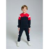 Luggi Baby Kapüşonlu Erkek Bebek Sweatshirt ve Eşofman Alt 2 Li Takım - 3 - 4 Yaş - Kırmızı