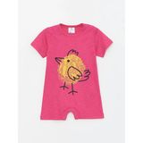 Luggi Baby Kısa Tulum Kız Bebek 6 Ay-3 Yaş - 1 - 1,5 Yaş - Fuşya