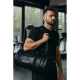 Lugmo Suni Deri Askılı Silindir Spor Çantası Unisex Fitness Çantası Modern Tasarım