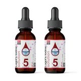 Lugol İyot Çözeltisi %5 2x100 mL (Lügol Çözeltisi Cam Damlalıklı Şişe,Pharma Grade Lugols Iodine)