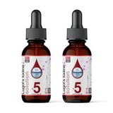 Lugol İyot Çözeltisi %5 2x50 mL (Lügol Çözeltisi Cam Damlalıklı Şişe,Pharma Grade Lugols Iodine)