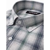 Lugon Klasik Çift Cep Uzun Kol Erkek Gömlek 7615 - Yeşil - XL