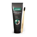 Luis Bien Aktif Karbon Diş Beyazlatma ve Temizleme Macunu 75 ML + Bambu Diş Fırçası