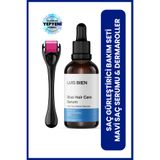 Luis Bien Mavi Saç Bakım Serumu 50 ml + Dermaroller Set