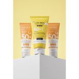 Luis Bien X Anıl Güler Güneş Kremi 3'lü Set Spf 50 75 ml - 2 Adet Su Bazlı + 1 Adet Çinko İçerikli Yüksek Koruma