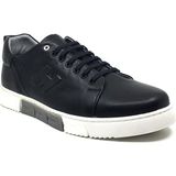 Luis Figo Deri Erkek Rahat Günlük Yazlık Büyük Numara Sneaker Ayakkabı 45-48 - Siyah
