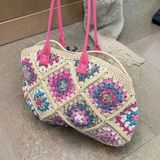 Lujeria Renkli Kilim Desen Çanta