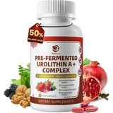 Lukaree Urolithin A+ Mitochondrial Black Walnut , Pomegranate , Grape , Trans Resveratrol , Artemisin , Psyllium Husk 120 Vegan Capsules - Aromasız