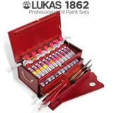Lukas 1862 6001 Oil Wooden Chest Ahşap Kutu 45 Parça Yağlı Boya