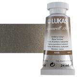 LUKAS Aquaarell 1862 24 ml - Profesyonel kalitede sulu boya - Renk tonu Umbra doğal