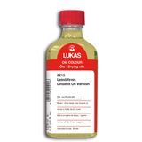 Lukas yağlı boya boyası, 125 ml keten tohumu yağı verniği