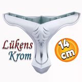 Lükens Lüks Mobilya Oturma Grubu Kanepe Tv Ünitesi Koltuk Ayağı Baza Ayakları Plastik Krom 14 Cm