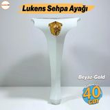 Lukens Sehpa Masa Ayakları 40 Cm Beyaz Plastik Ayak Mobilya Zigon Çay Orta Sehpası Ayağı Sehpası
